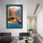 poster vintage di montagna 1
