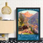poster vintage di montagna 1
