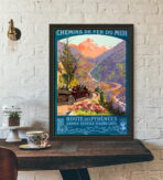 poster vintage di montagna 1