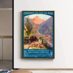 poster vintage di montagna 1