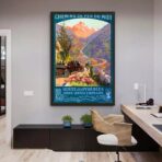 poster vintage di montagna 1