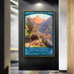 poster vintage di montagna 1