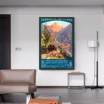 poster vintage di montagna 1