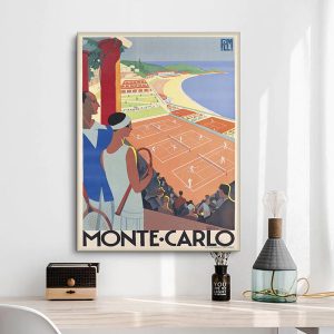 poster vintage monte carlo