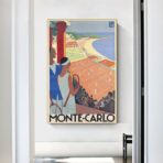 poster vintage monte carlo