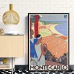 poster vintage monte carlo