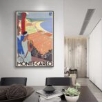 poster vintage monte carlo