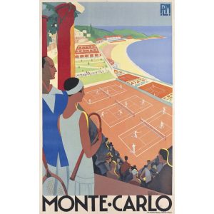 poster vintage monte carlo