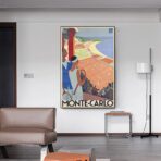poster vintage monte carlo