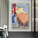 poster vintage monte carlo