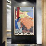 poster vintage monte carlo