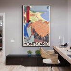 poster vintage monte carlo