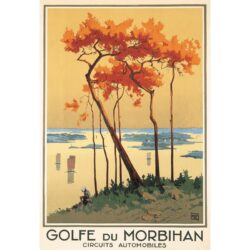 poster vintage morbihan