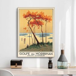 poster vintage morbihan