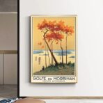 poster vintage morbihan