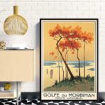 poster vintage morbihan