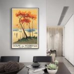 poster vintage morbihan
