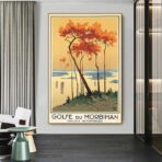 poster vintage morbihan