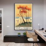 poster vintage morbihan