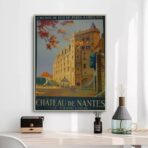 poster vintage nantes