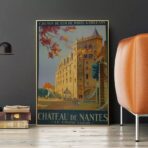 poster vintage nantes