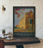 poster vintage nantes