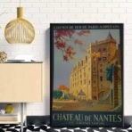 poster vintage nantes