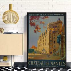 poster vintage nantes