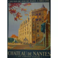 poster vintage nantes