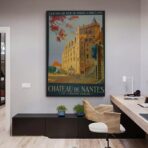 poster vintage nantes