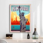 poster vintage di new york 1