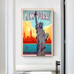 poster vintage di new york 1
