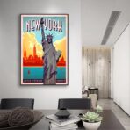 poster vintage di new york 1