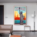 poster vintage di new york 1