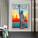 poster vintage di new york 1