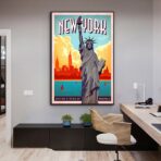 poster vintage di new york 1