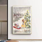 poster natalizio vintage 1