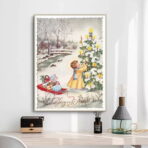 poster natalizio vintage 1