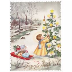 poster natalizio vintage 1