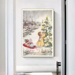 poster natalizio vintage 1