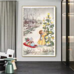 poster natalizio vintage 1