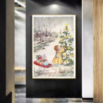 poster natalizio vintage 1
