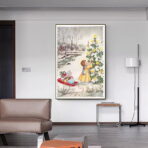 poster natalizio vintage 1