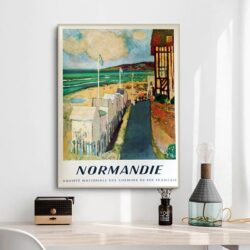 poster vintage normandia