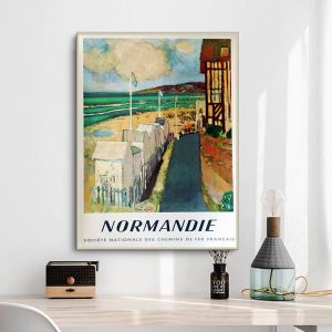 poster vintage normandia