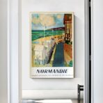 poster vintage normandia