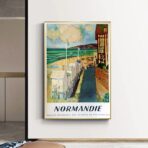 poster vintage normandia