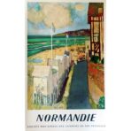 poster vintage normandia