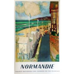 poster vintage normandia