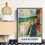 poster vintage normandia